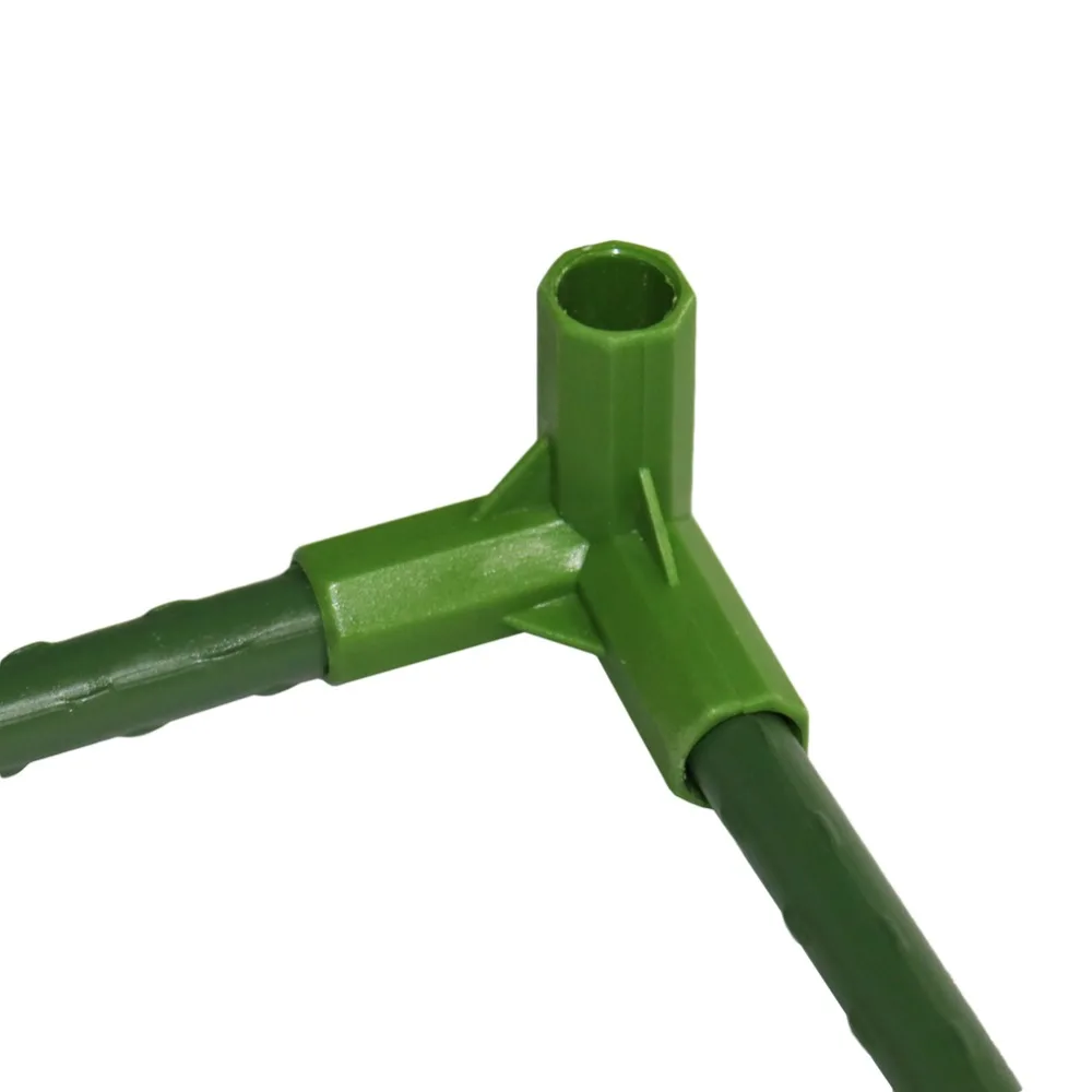 Plant support Bracket joint 3-way 4-way Plastic connector for 11mm Flower support Stakes Connector 2 Pcs