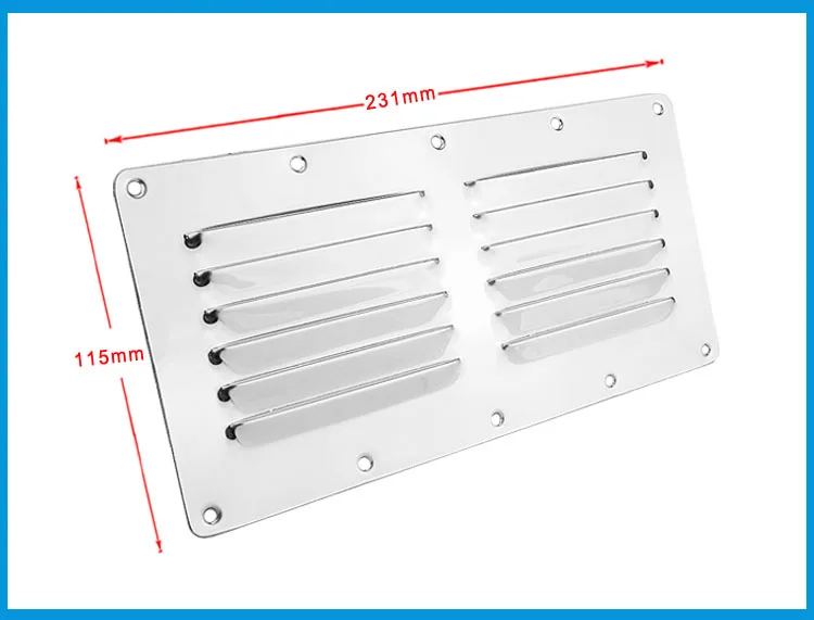 2 шт. морской класс из нержавеющей стали 316 лодка морские квадратные вентиляционные решетки вентиляционная решетка Вентиляция жалюзи вентилятор Гриль Крышка