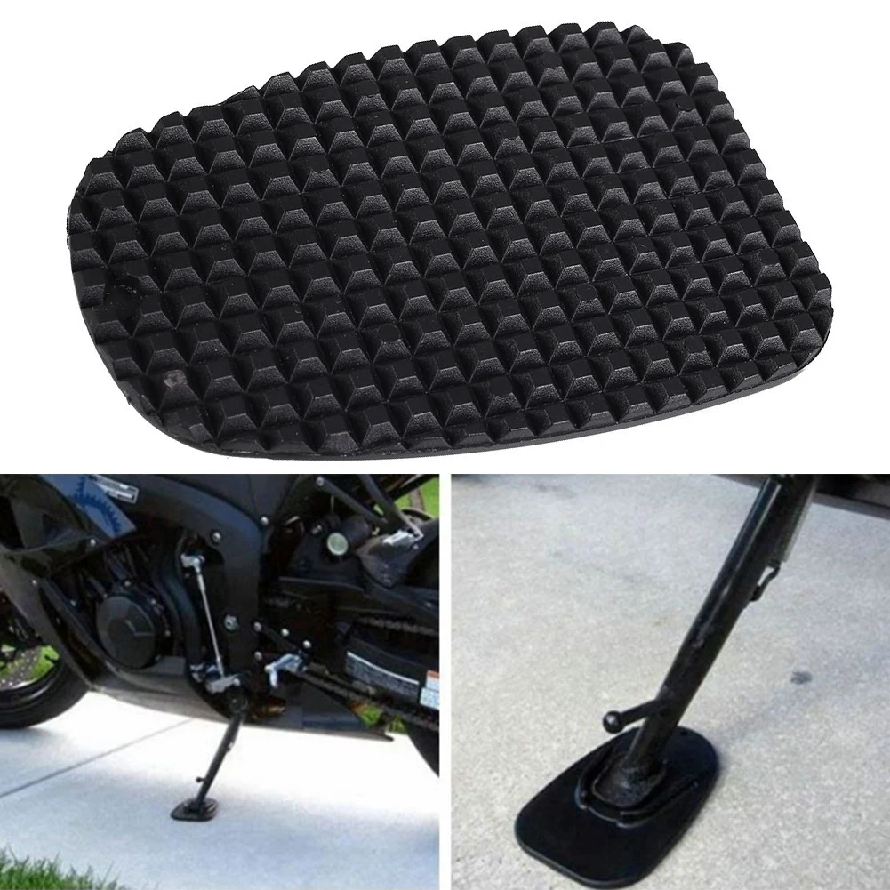 Motorcycle Side Kickstand Non-Slip Plate Base Parking Stand Support Mat Pad