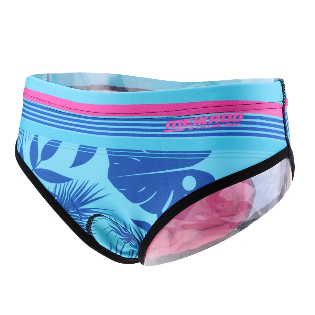 Cycling Underpants Bike Bicycle 3D Gel Padded Breathable Comfortable Underwear Panty for Women Girl Outdoor Bike Riding Sports