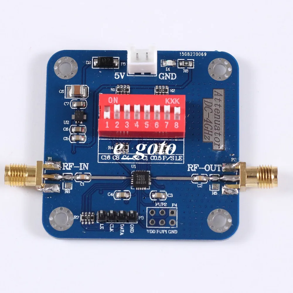 PE4302 Digital RF Attenuator Module High Linearity 0.5dBin Integrated