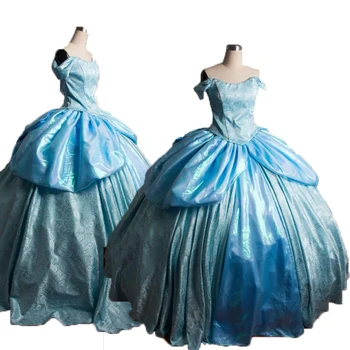 

Tailored!Blue Printing French Duchess Civil war Theatre Southern Belle DRESS Tartan Victorian Colonial dresses HL-274