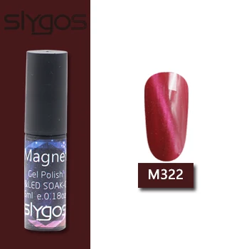 SLYGOS 6 мл Шарм голый розовый 3D Гель-лак драгоценный кошачий глаз УФ-Гель-лак Полупостоянный замачиваемый УФ-лампа магнит для гель-лака - Цвет: M322