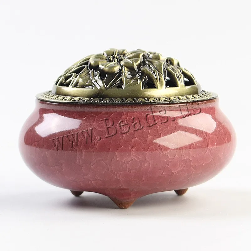 

Traditional Ceramic Inserted Burner Incense Seat Porcelain Purify The Air Yoga Fragrance Burner Home Decor