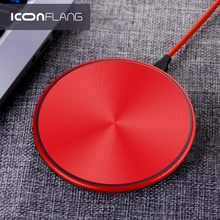 5W QI Wireless Charger For iPhone X 8 Plus For Samsung S8 Note 8 S9 Desktop Mobile Phone Charging Pad Dock Charger Iconflang
