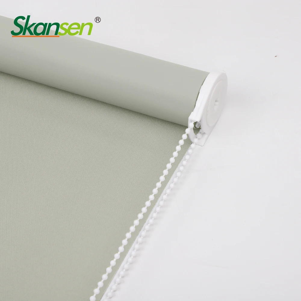 

Skansen High Quality Simple Color Blackout WaterProof fabric Roller blinds for Kitchen, Toilet' s curtain for office and home