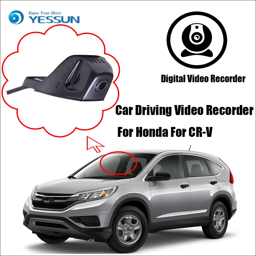 YESSUN Car DVR Digital Driving Video Recorder Front Dash Camera Front
