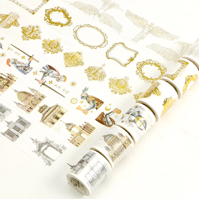 

Vintage Rome Ancient architecture Decorative Washi Tape Scrapbooking Label Diary Stationery Stickers Masking Tapes