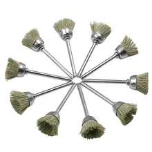 10 шт. мини-полированная Цветочная головка абразивная проволока резьба по дереву шлифовальные инструменты для удаления заусенцев