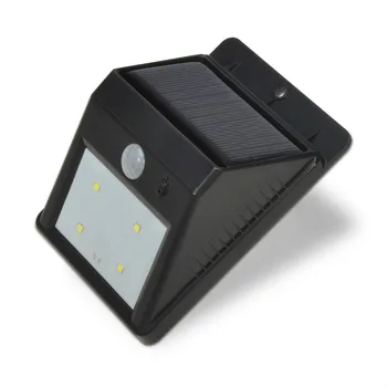 

Solar Lamp 4 LEDs Wall Lamp Sconce Light PIR Body Motion Infrared Sensor Light Waterproof Dusk to Dawn Dark Sensing Auto On/Off