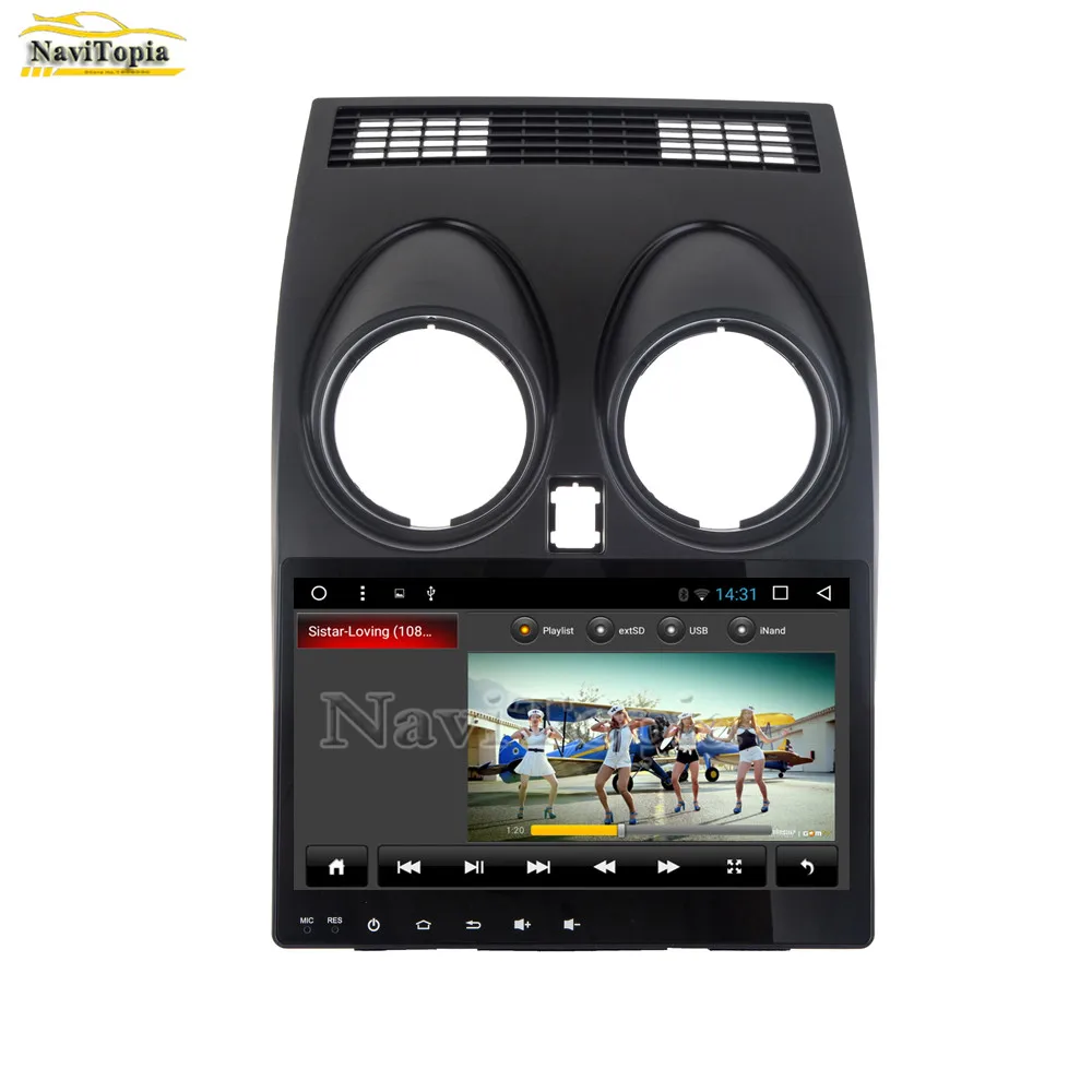 Discount NAVITOPIA T8 Octa Core Android 8.1 Car DVD GPS Navigation for Nissan Qashqai 2007 2008 2009 2010 2011 2012 2013 Car PC Radio 9
