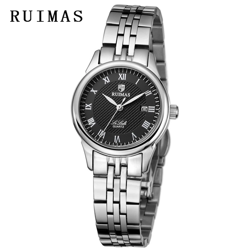 Goedkoop Dames Mode Horloge Vrouwen Quartz Horloges Luxe Roestvrij Staal Horloges RUIMAS Jurk Vrouwelijke Klokken Uur Relogio Feminino