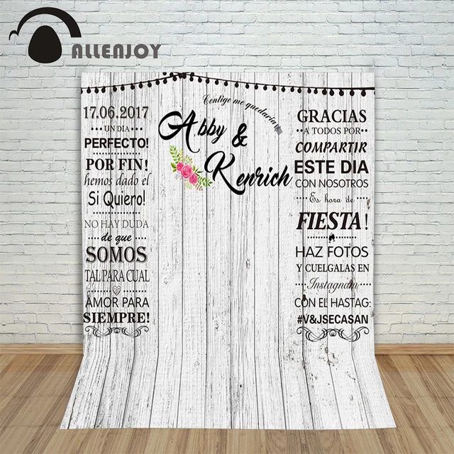 Aliexpress.com: Comprar Allenjoy fotografía Fondo bodas ...