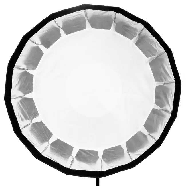 Hexadecagon Flash Speedlight Speedlite Soft Box Brolly Reflector Umbrella Softbox 70cm (6)