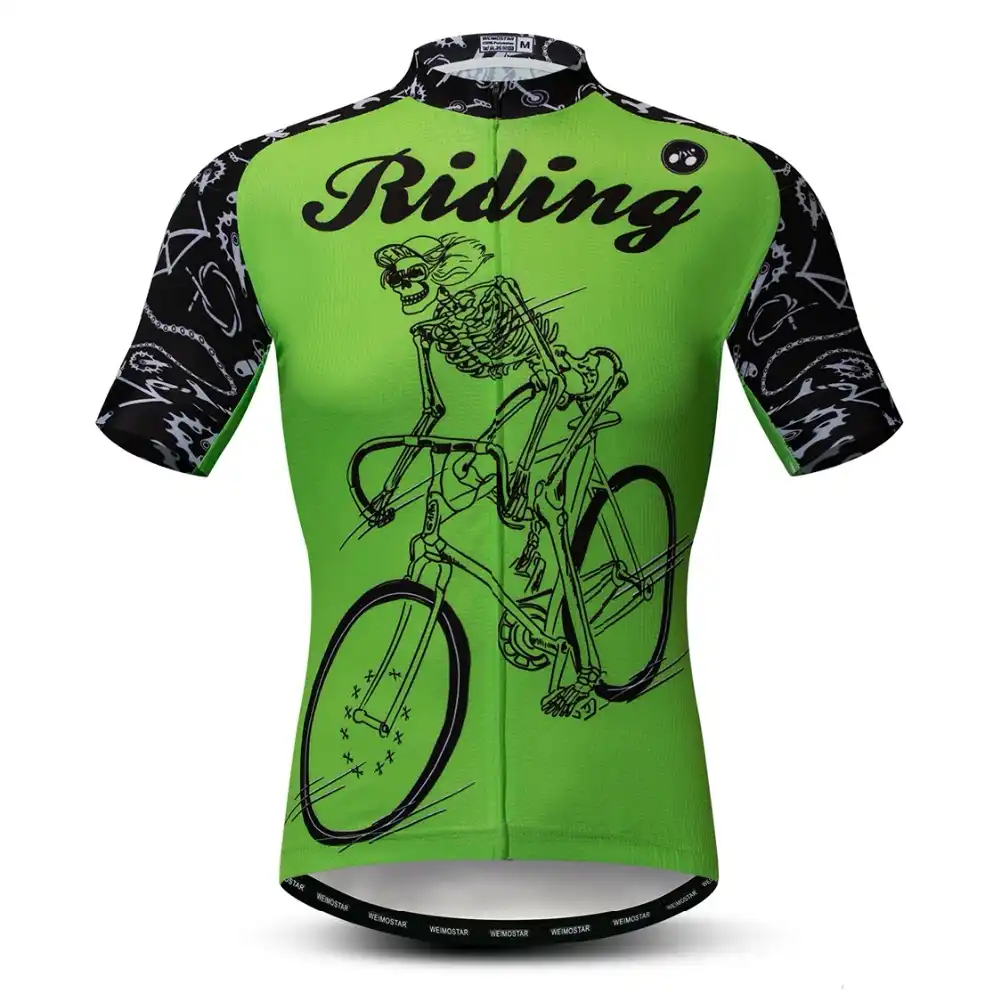 green mtb jersey
