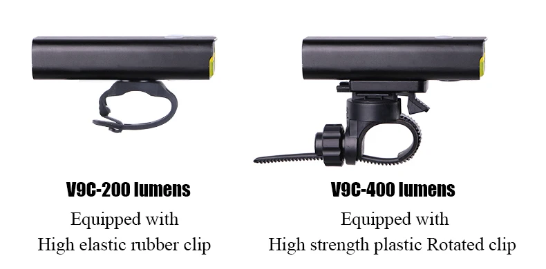 Best WHEEL UP Usb Rechargeable Bike Light Front Handlebar Cycling Led Light Battery Flashlight Torch Headlight Bicycle Accessories 6