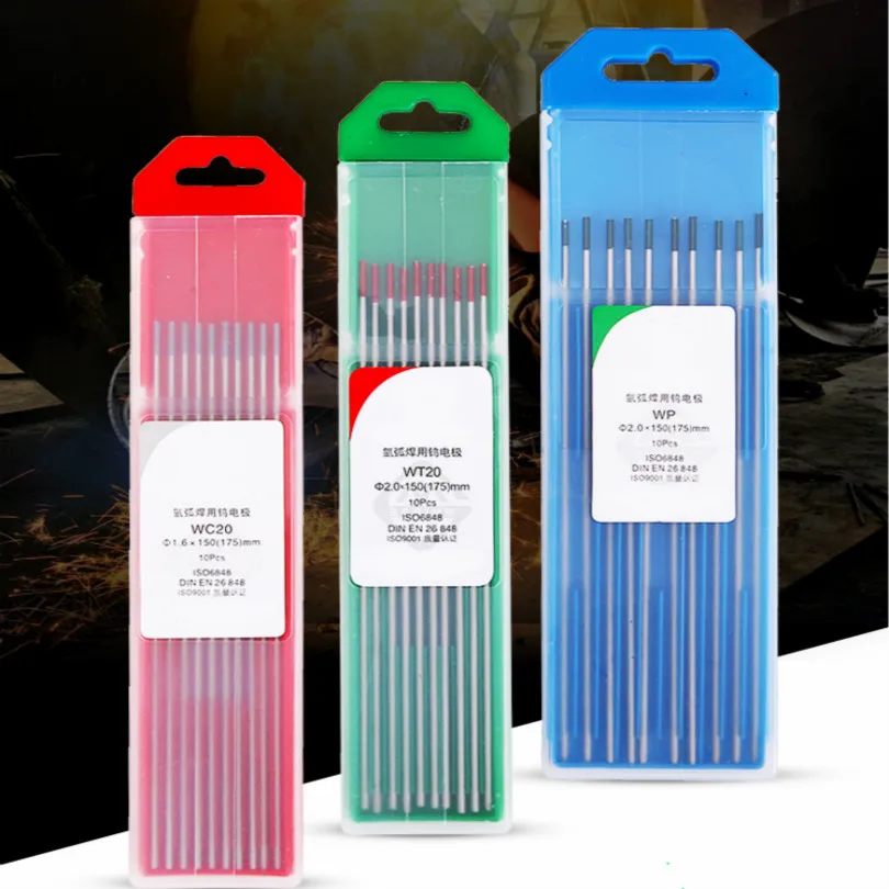 

diameter 1.0 1.6 2.0 2.4 Tungsten Electrode tungsten needle tungsten pure fit for Carbon steel stainless steel Aluminum alloy