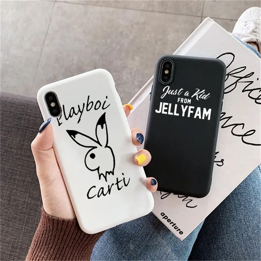 Rapper singer Playboi Carti Tour phone Case For iPhone X 7 Plus XS Case Silicone Phone Cover For iPhone 6S 8 6 Plus XS Max Case