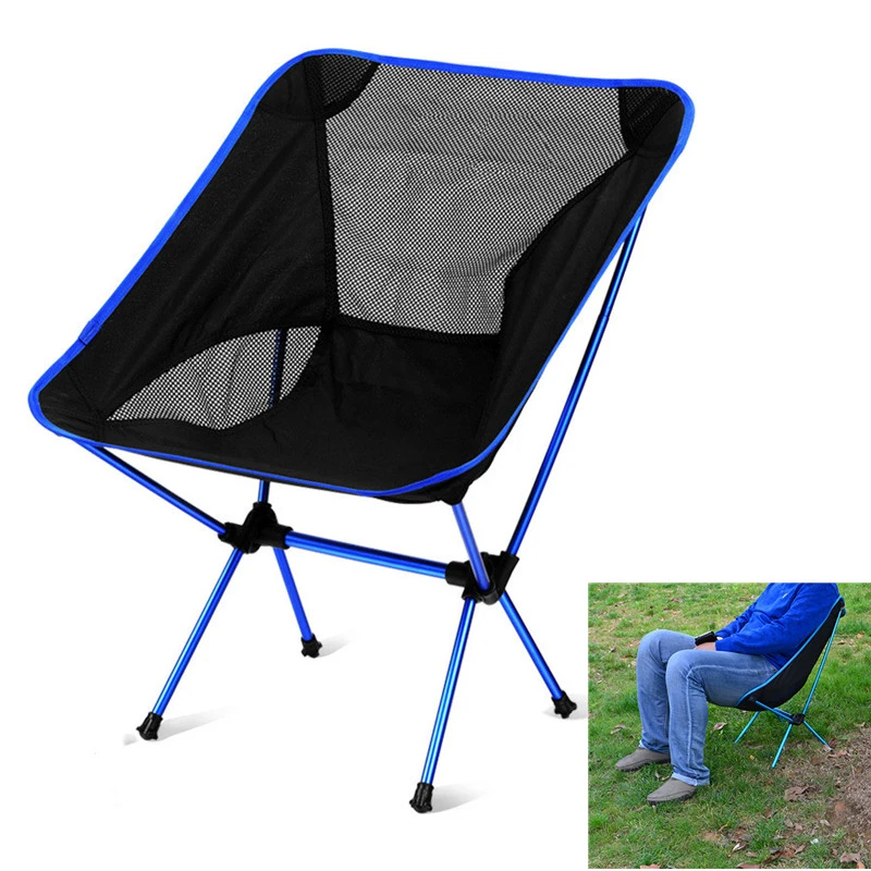 Travel Ultralight Folding Chair Superhard High Load Outdoor Camping Chair