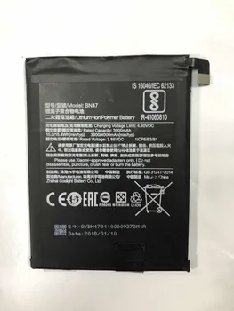 

100% Original Backup For Xiaomi Battery For For Xiaomi BN47 Smart Mobile Phone+ + Tracking Number+ In Stock