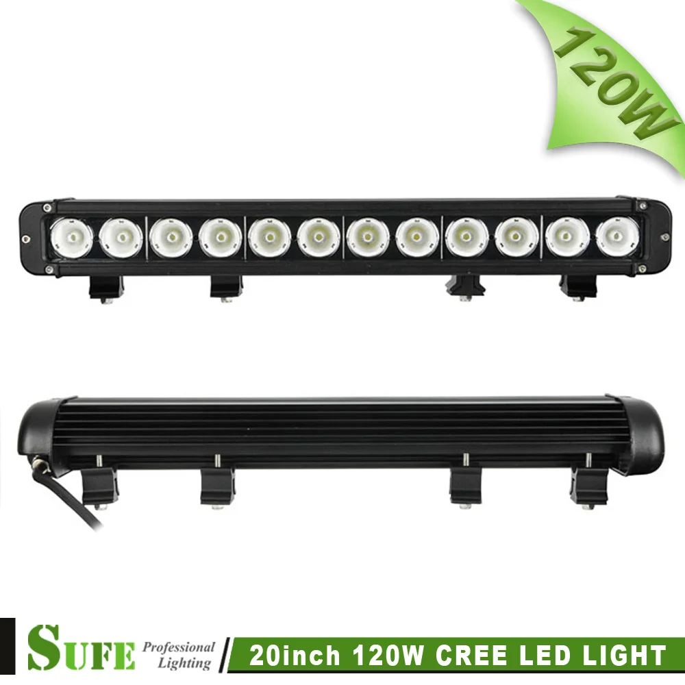 

SUFE 20 INCH 120W Single Row LED LIGHT BAR DRIVING Lamp COMBO FOR OFFROAD MARINE BOAT CAMPING 4x4 ATV UTV USE 180W 240W