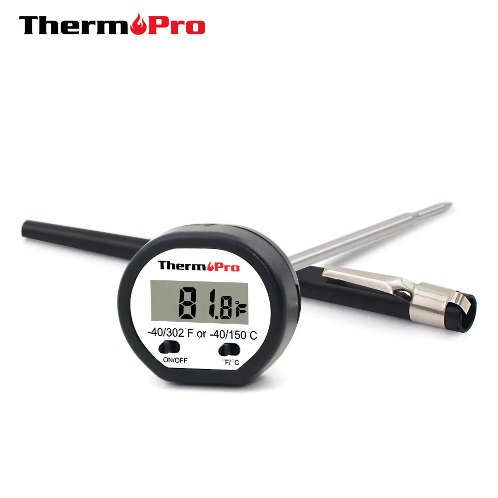 ThermoPro TP01 кухонный зонд для приготовления пищи, мяса, цифровой термометр для барбекю, термометр для газовой духовки, мяса, птицы, гриля, барбекю