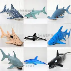 Моделирование большая белая акула КИТ Акула касатка Дельфин акула-молот модель реквизит море Животные детские игрушки