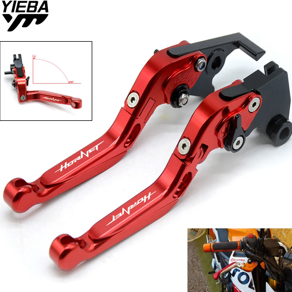 

HORNET FOR HONDA hoRnet 250 2001 CB599 CB600 HORNET 1998-2006 2005 2004 Motorcycle Adjustable Folding Brake Clutch Levers