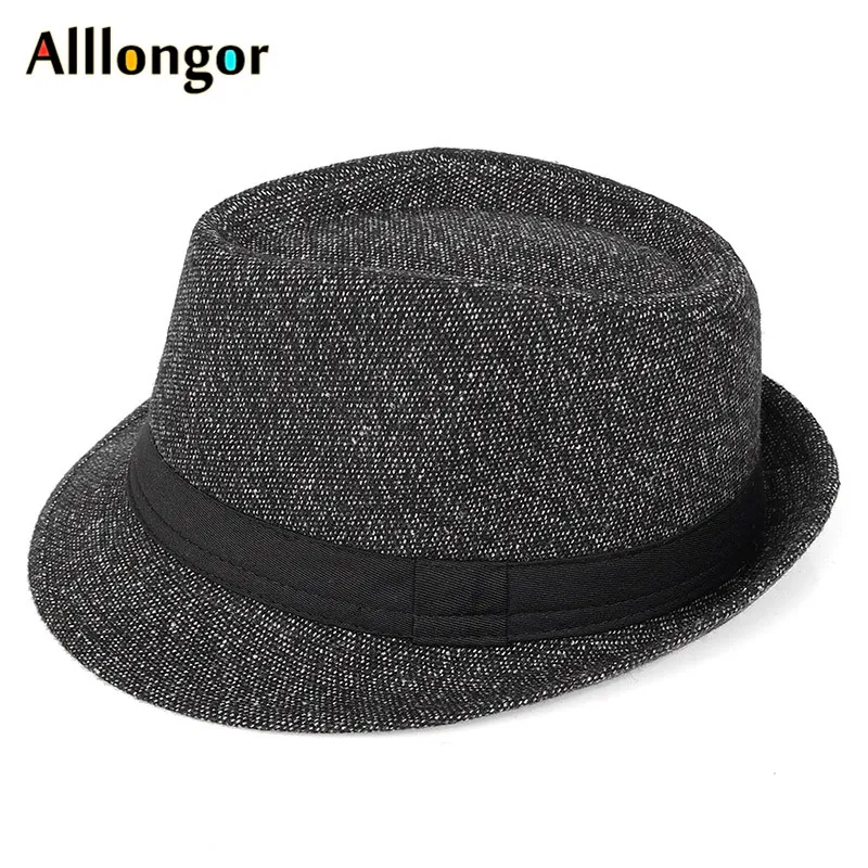 New Autumn Winter Fedoras Hat Men vintage black bonnet sombrero hombre Panama jazz cap dad hat