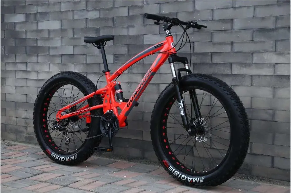 Clearance Beach bicycle MTB 26*4.0 Tires Disc brake Snow bicycle 27 speed Aluminum fat bikes Double Suspension Spoke Wheels 1 Clearance Beach bicycle MTB 26*4.0 Tires Disc brake Snow bicycle 27 speed Aluminum fat bikes Double Suspension Spoke Wheels 1