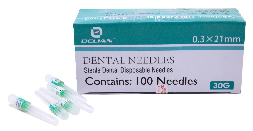 Sterile Dental Disposable Needles Metric 30G 0.3x13mmin Teeth