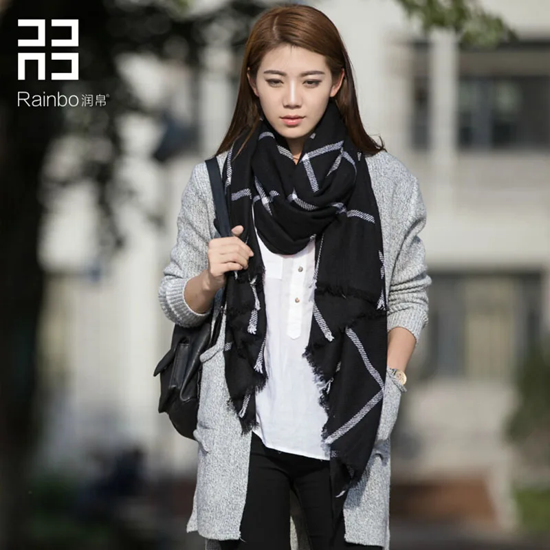 Winter warm Candy winter head scarf women's shawls and scarves fashion