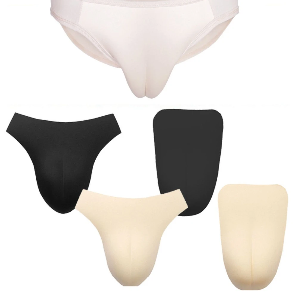 Ropa interior de Crossdressing para hombre, bragas Gaff con almohadilla de inserción, juego de rol falso, lencería de travestis|Tanga de hilo y tanga| - AliExpress