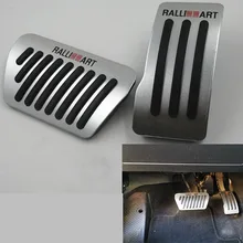 Подставка для ног Стайлинг автомобиля чехол для педали газа, тормоза чехол для Mitsubishi Lancer Outlander ASX Pajero Eclipse Grandis FORTIS Zinger