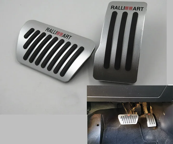

Car styling FootRest Gas Brake Pedal Cover Case For Mitsubishi Lancer Outlander ASX Pajero Eclipse Grandis FORTIS Zinger