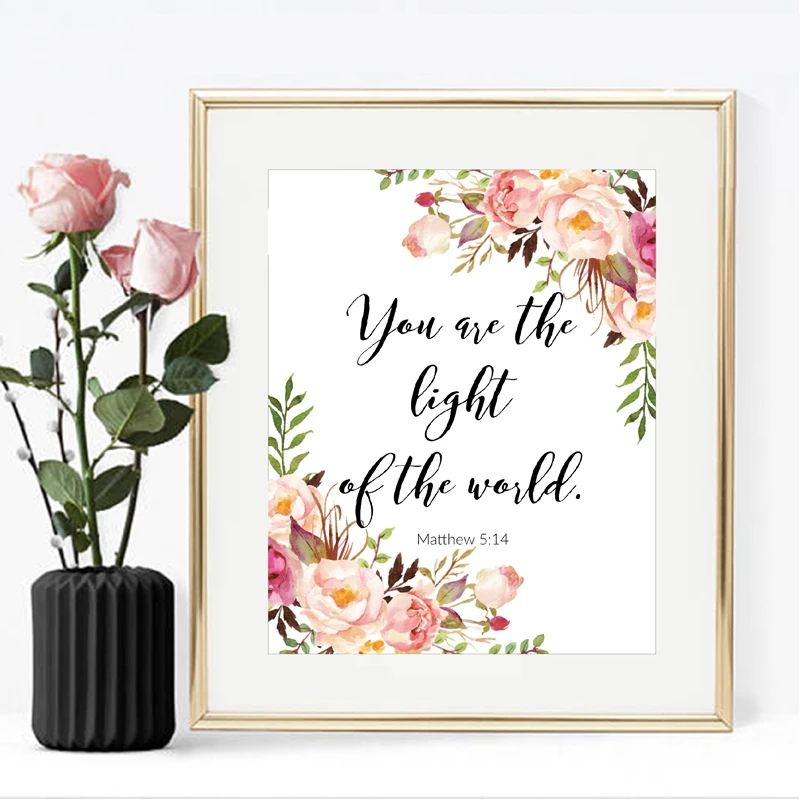 Bible Verse Painting Home Wall Decor