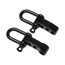 1 шт., черная u-образная Якорная Скоба, винтовой штифт, паракордовый браслет, пряжка, веревка для выживания на открытом воздухе, фитинги, аксессуары для паракордовых браслетов