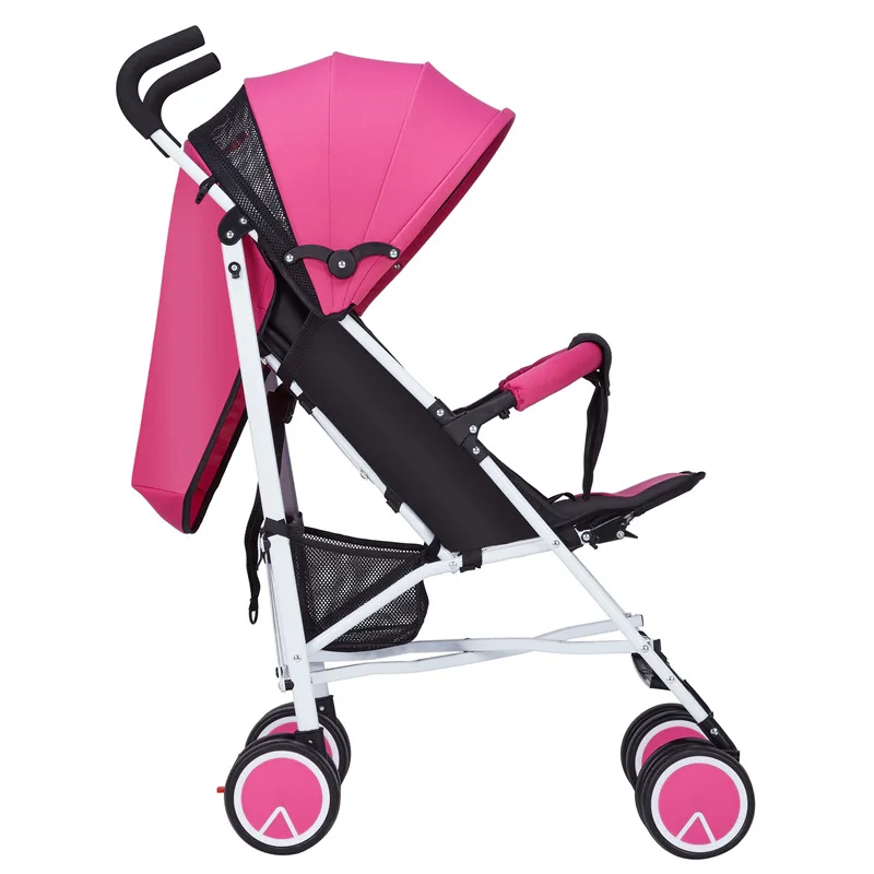 Kunbao детская коляска складная ультралегкий зонтик yoya Plus складная детская коляска может сидеть на коленях ребенок тележка летняя тележка - Цвет: Pink