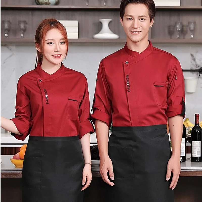 Chef jacket uniform clothing food service catering restaurant kitchen