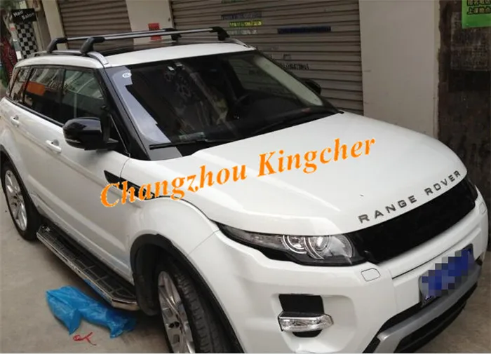 Алюминий багажа багажа крест багажник на крыше бар для Land Rover Evoque 2010 011 2012 2013