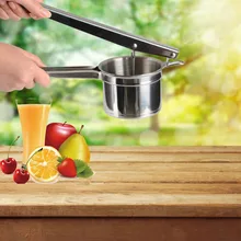 1 stück edelstahl küche nützliche gadget obst lemon lime orange squeezer juicer manuelle handpresse werkzeug-bar frische saft werkzeug
