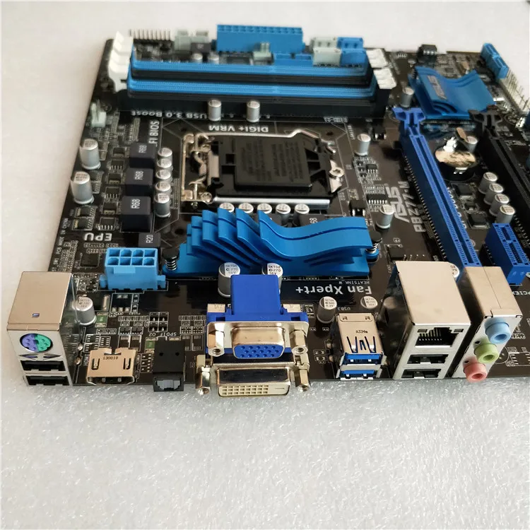 Оригинальная материнская плата для ASUS P8Z77-M LGA 1155 DDR3 32GB DVI VGA HDMI USB2.0 USB3.0 Z77 настольная материнская плата