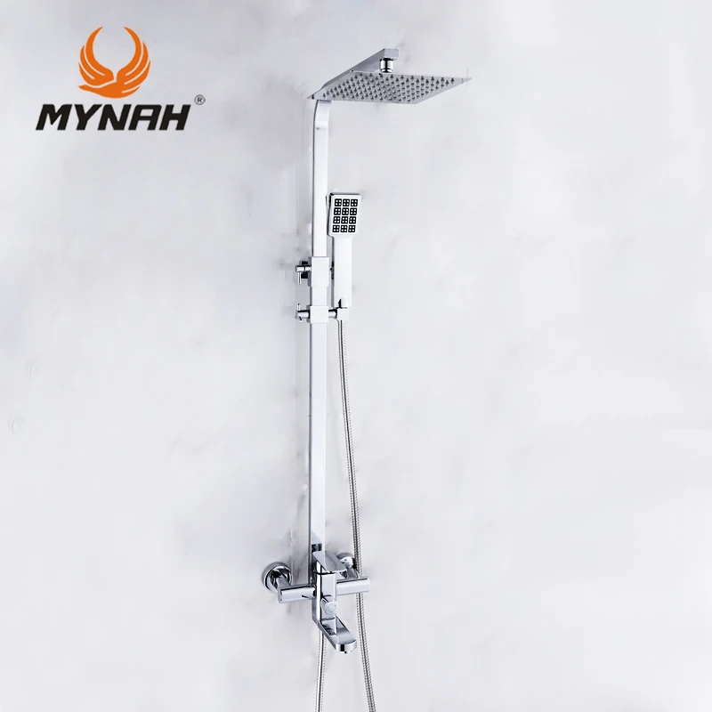 Настенное крепление myне дождевая насадка для душа + ручной душ роскошный