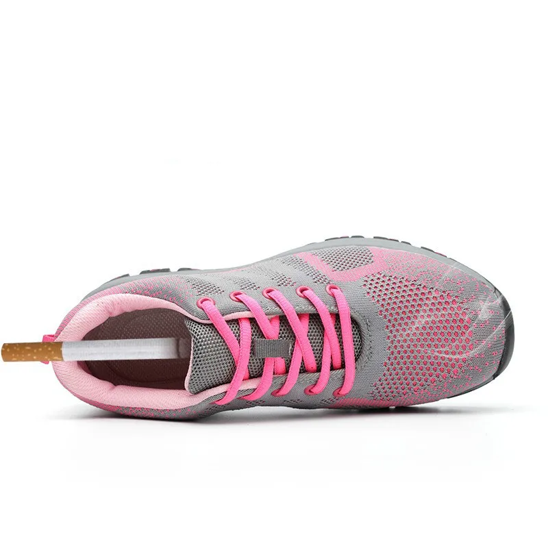 JINBEILEE Anti-mite Labor Insurance Walking Shoes Men and Women Breathable Deodorant Fly Woven Mesh Anti-piercing Shoes