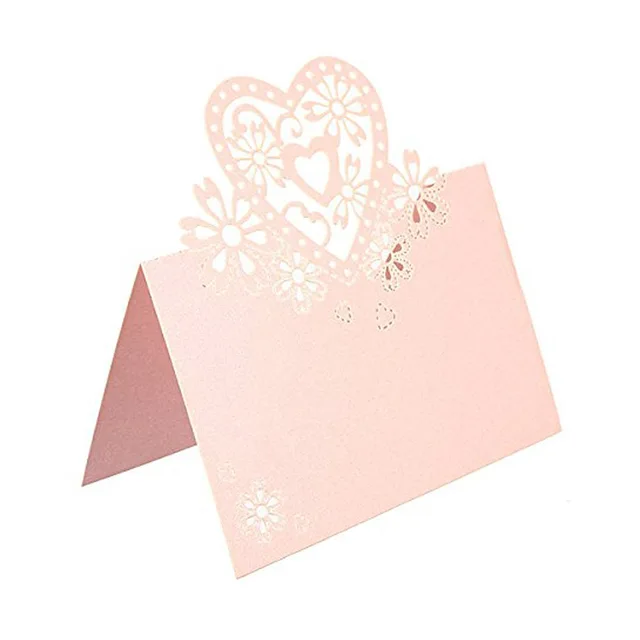 50pcs Love Heart Name Tag Place Card Seat 50pcs Love Heart Name Tag Place Card Seat Table