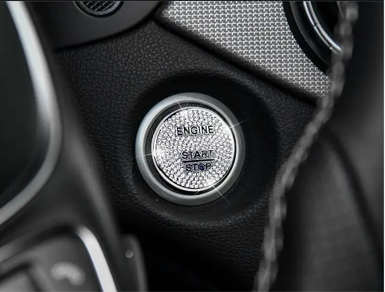 car engine start sticker for Mercedes Benz GLC C Class W205 car sticker (5)