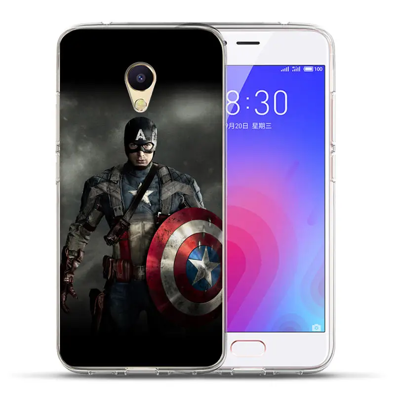 Роскошный чехол с героями Marvel и Мстителями для Meizu M5S, M3S, M5C, M3, M5, M6, s, C Note, U10, U20, Pro, 6, чехол, Coque, Fundas Etui Capinha