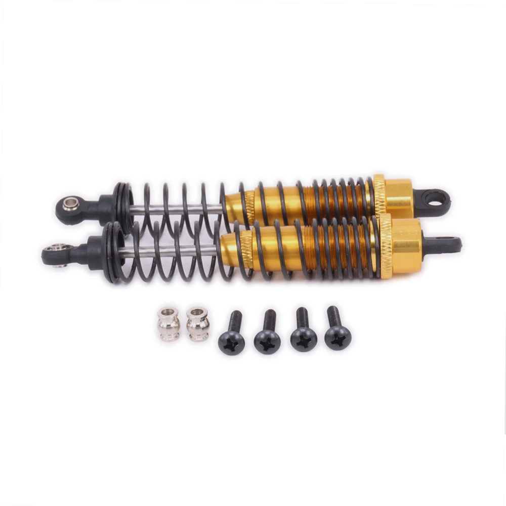 2 шт. регулируемый задний амортизатор из сплава с масляным наполнением для