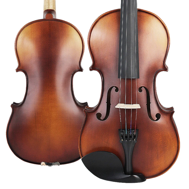 Snowpine High quality Violin Soild Spruce top hard made Violin with