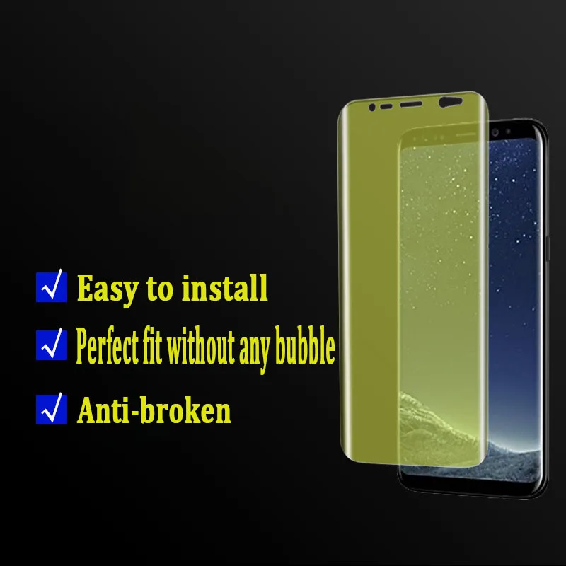 Sinzean 100 шт для IPHONE 6/7/8 Plus/XS MAX. X 3D cuvred полное покрытие ТПУ Мягкая Защитная пленка